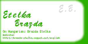 etelka brazda business card